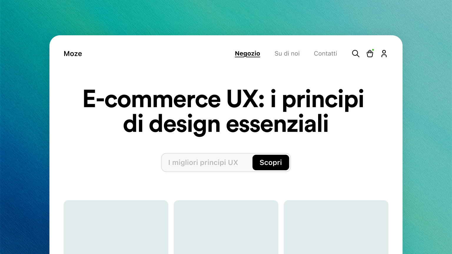 E-commerce UX: i principi di design essenziali