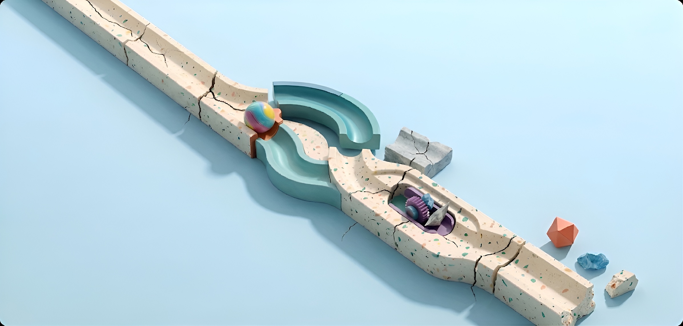 Illustration for the Cynefin chaotic domain: priority on acting fast and reducing risk.