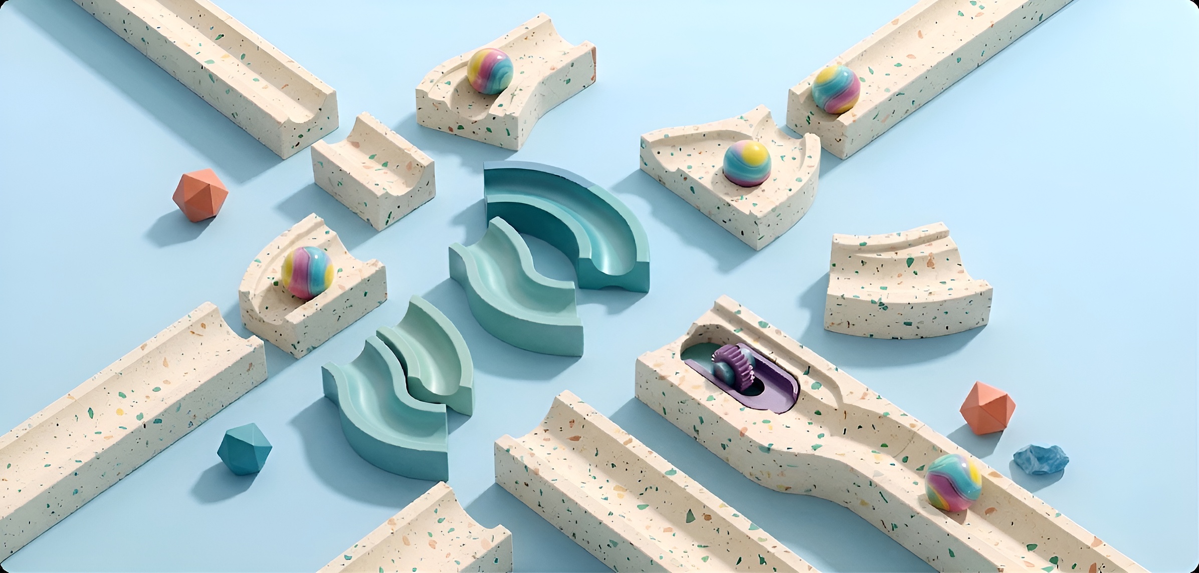 Illustration for disorder in Cynefin: context not yet framed, before choosing a method.