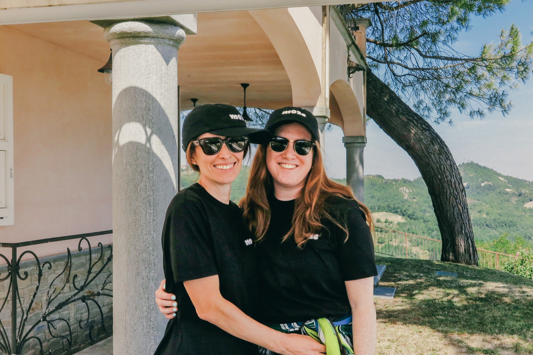 Two people outdoors