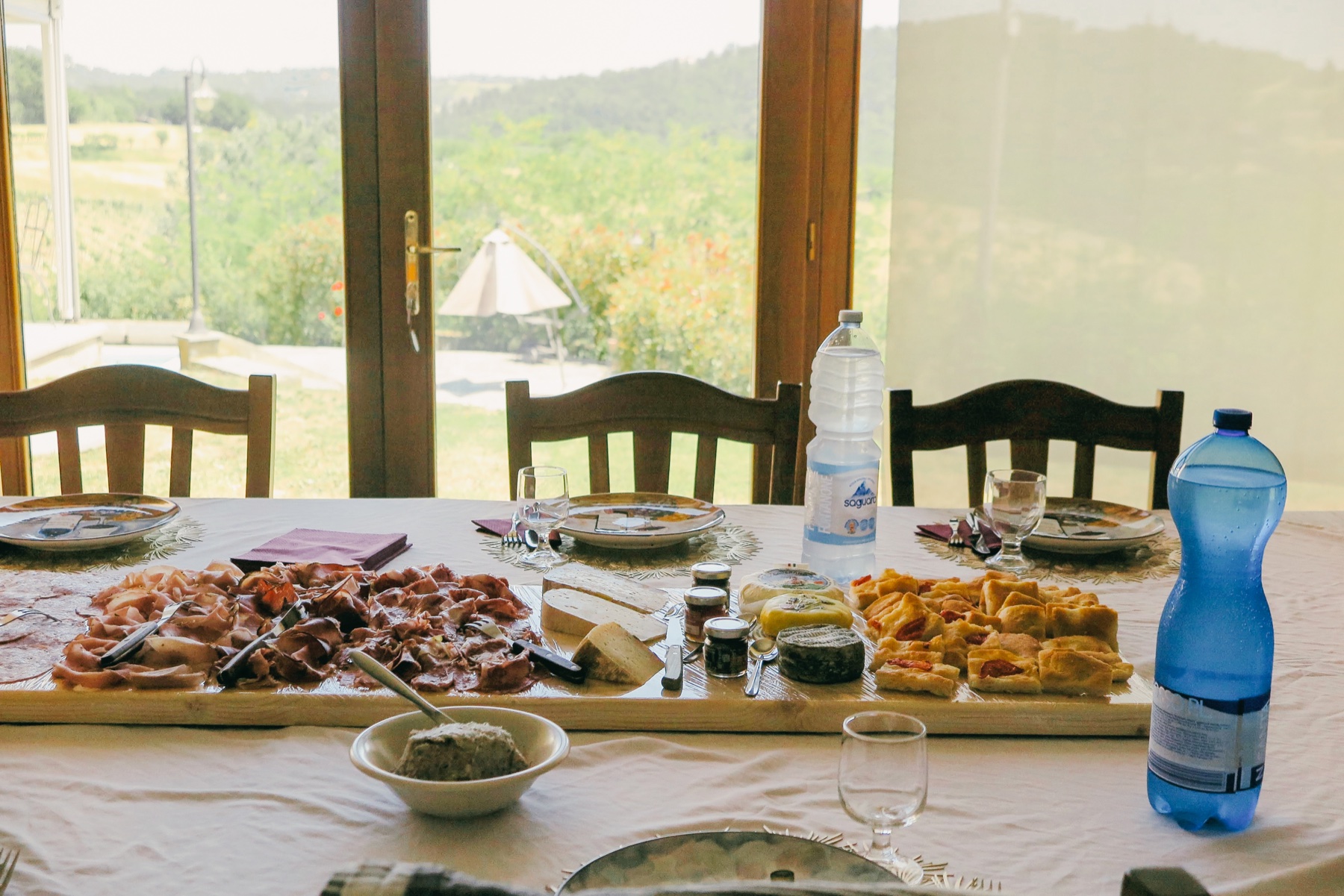 Table set for lunch
