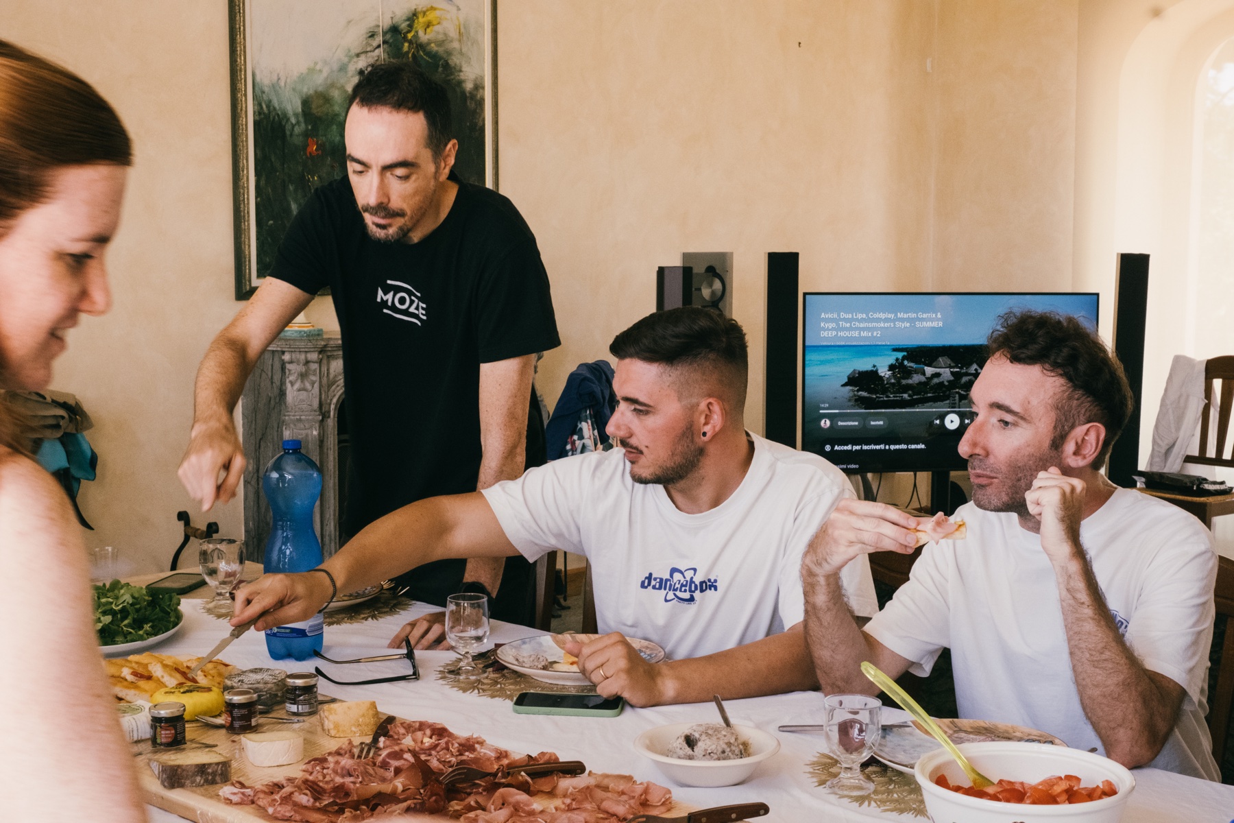 People at the table