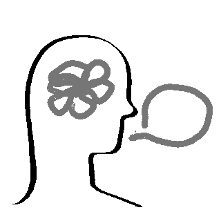 Un groviglio disegnato a mano si trasforma in una forma semplice e riconoscibile.