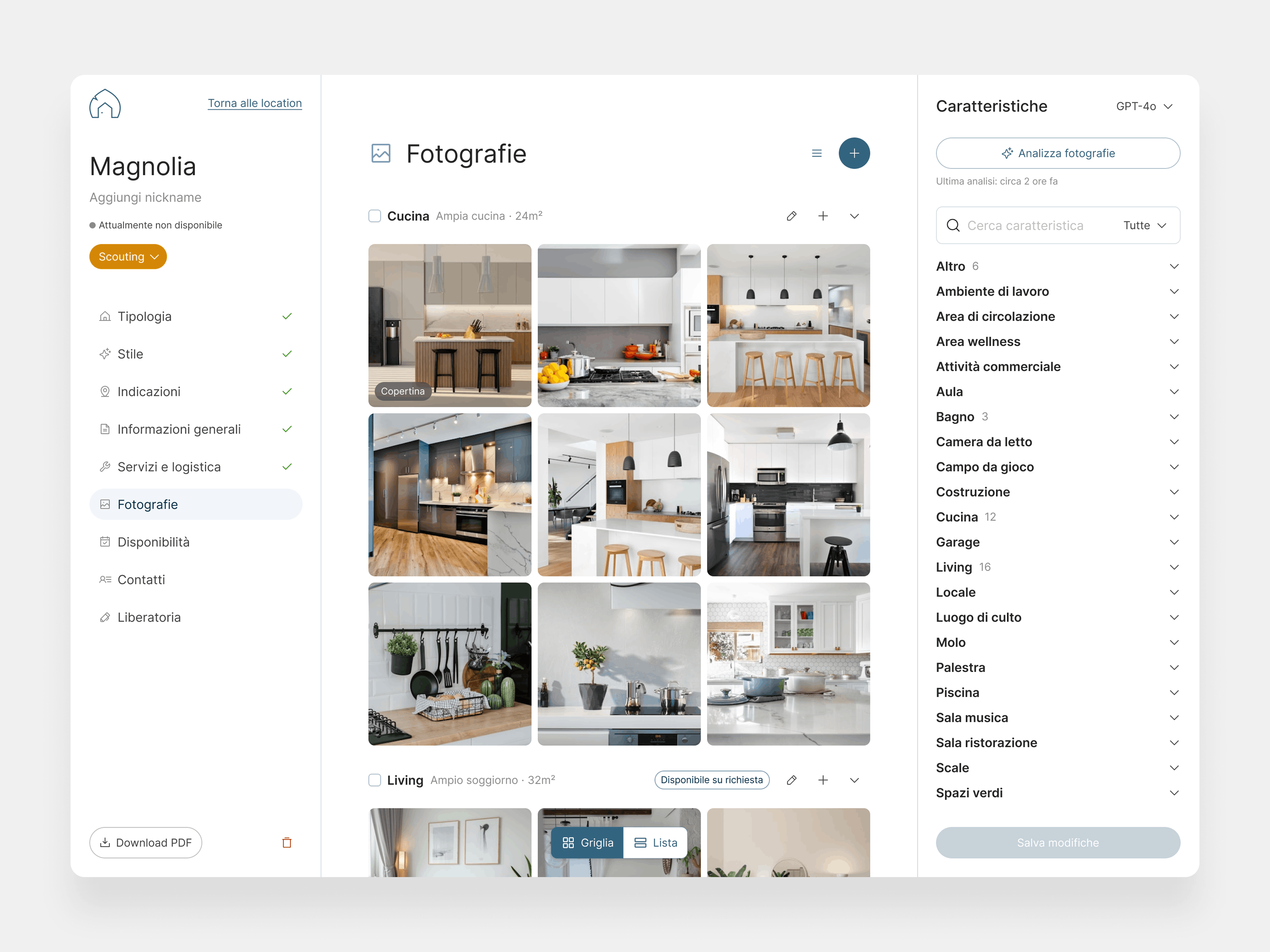 Full-screen view of the Pachira web application
