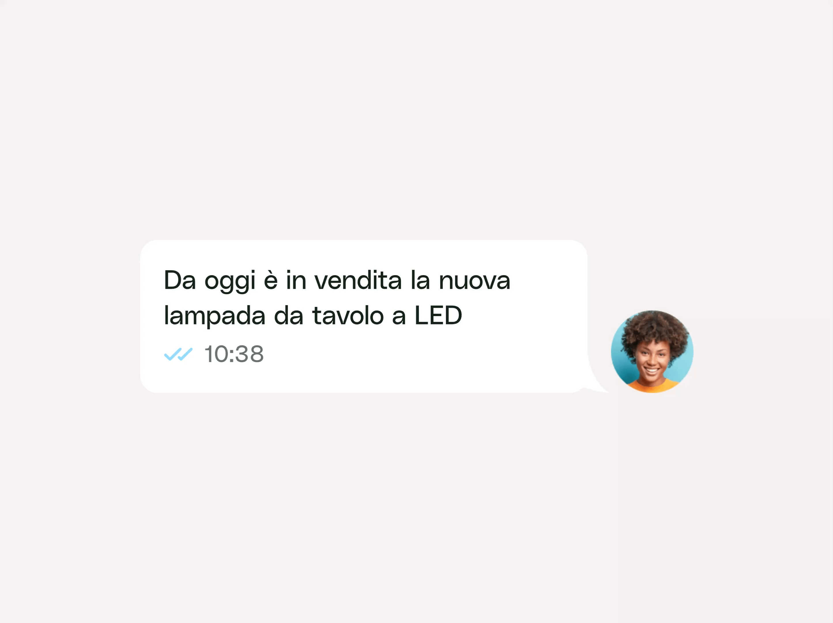 Schermata della home di Shop by Link con lo slogan “VENDI CON UN LINK” e sottotitolo “Condividi i tuoi prodotti e vendi online senza un sito ecommerce”, su sfondo bianco e bordo scuro.